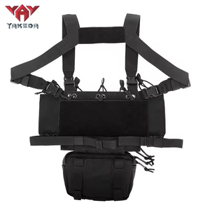 Yakeda sabuk patroli bantalan beban Modular berburu luar ruangan kustom dengan Harness dan kantong rompi Rig dada latihan - Product Image 4