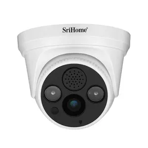 Srihome SH030B 3MP POE IP מצלמה תמיכת NVR אחסון POE כוח 1296P כיפת מצלמה עם 4mm עדשה שתי דרך דיבור