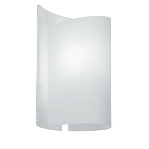 Lampada da Parete in Vetro Bianco IMAGINE - 1XE27 40W - Product Image 1