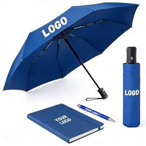Jw5177 Customizable Logo Sunshade Printed Brand Promotion Gift Automatic <b>Windproof</b> <b>Umbrella</b> - Product Image 1