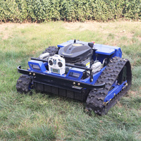 Livraison Gratuite Moteur Diesel CE EPA Machine Agricole Tout-Terrain pour la Coupe de l'Herbe avec Chenilles en Caoutchouc Tondeuse Robot Télécommandée