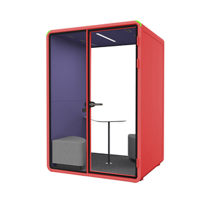 Cabine de conversation privée pour immeuble de bureaux, cabine insonorisée acoustique pour 2 personnes, cabine de réunion mobile - Product Image 2