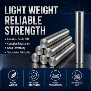 Barre en titane pur de qualité industrielle Gr2, laminée à chaud et recuite, pour la fabrication d'équipements chimiques et de quincaillerie marine - Product Image 5