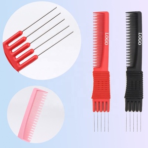 Peines de Alta Calidad con Logotipo Personalizado, Peines para Salón de Belleza, Peine para Peinar con Púas Metálicas para Mujeres - Product Image 1