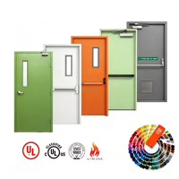Puerta Cortafuego de Acero con Certificación UL, Insonorizada y Acústica, Personalizada, Metálica, para Almacenes, Oficinas Industriales, Habitaciones, Puerta Cortafuego UL