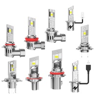 Ampoules de phares LED 12V à branchement direct H7 H4 H11 9005 9006 110W par paire 8000LM Canbus HC Q5 Q9 Logo personnalisé Harmchom
