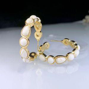 Orecchini a Cerchio a Forma di C per Donne, Stile Vintage, Accessori per Orecchie da Indossare Quotidianamente - Product Image 1
