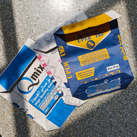 Recyclable 25kg 50kg Valve Kraft Paper Bag for Cement Mortar Tile Adhesive 3 Layer Heavy Duty Composite Empty Packaging Sack