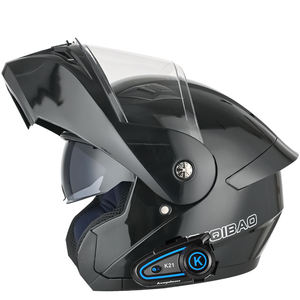 หมวกกันน็อคมอเตอร์ไซค์เลนส์คู่พับได้หมวกกันน็อคไฟฟ้าหมวกกันน็อคบลูทูธ - Product Image 5