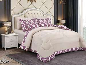 掛け布団セットクイーンキングサイズ高級寝具ベッドルーム羽毛布団セット - Product Image 4