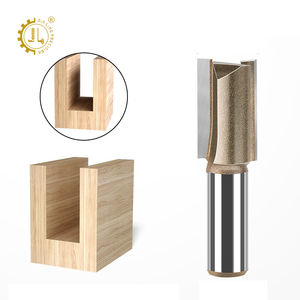 Mèche <span class=keywords><strong>droite</strong></span> CNC personnalisée pas cher prix 1/2 tige deux flûtes mèches droites pour bois CNC gravure <span class=keywords><strong>droite</strong></span> - Product Image 2