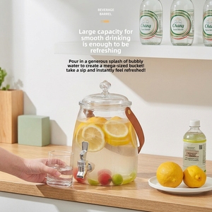 <span class=keywords><strong>Pichet</strong></span> de réfrigérateur en <span class=keywords><strong>plastique</strong></span> sans BPA, anti-fuite, avec robinet, pour boissons froides, thé glacé et jus de fruits – Fournisseur d'usine - Product Image 4
