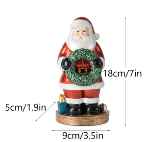 新しいサンタクロース樹脂手芸装飾プリンセス型の雰囲気とシーンの配置のためのホームクリスマス装飾 - Product Image 6