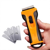 Lames de grattoir en plastique, vente directe d'usine, Mini lames rétractables, grattoir de fenêtre
