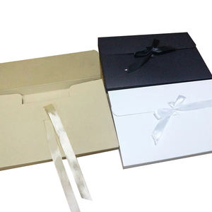Confezione <span class=keywords><strong>regalo</strong></span> con logo in carta da stampa offset rosa personalizzata con busta per imballaggio con chiusura a nastro - Product Image 6