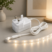 Adaptor Daya Dinding HYT AC DC 12V 3A 36W dengan Colokan US UK EU untuk Lampu LED