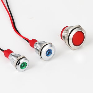 Không thấm nước dẫn tín hiệu đèn dây 3V 5V 6V <span class=keywords><strong>12V</strong></span> 24V 220V chỉ số ánh sáng 6mm 8mm 10mm 12mm đỏ vàng xanh xanh trắng 3A Max - Product Image 6