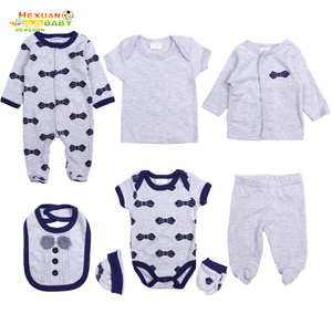 Ensemble de 8 Pièces de <span class=keywords><strong>Vêtements</strong></span> pour Bébé Confortables, Comprenant Pantalons et Grenouillères, Nouveauté pour <span class=keywords><strong>Nouveau</strong></span>-<span class=keywords><strong>Né</strong></span> Garçon - Product Image 4