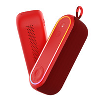 Mini haut-parleur sans fil avec éclairage LED RVB, alimenté par batterie, son surround avec basses plus puissantes pour téléphone, utilisation en soirée