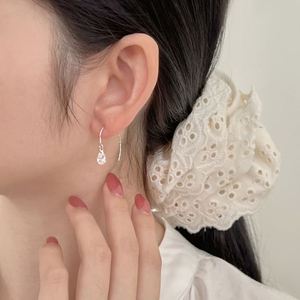 Dylam Exclusive Design Fine Jewelry Rhodium Champagne Gold Plated S925 Silver Dangle Pear Shape 5A Zirconia <b>Hook</b> <b>Earrings</b> - Product Image 5