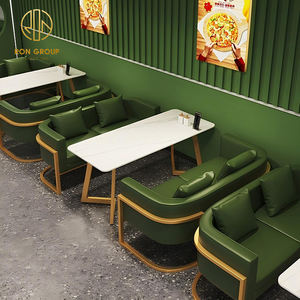 Arredamento Ecologico in Pietra Sinterizzata Quadrata per Fast Food, Caffetterie <span class=keywords><strong>e</strong></span> Ristoranti: Tavoli, Sedie, <span class=keywords><strong>Divani</strong></span> <span class=keywords><strong>e</strong></span> Posti a Sedere - Product Image 2