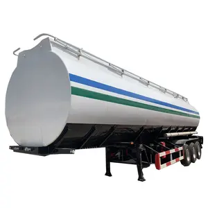 2/3 /4axle 45cbm Heavy Duty alluminio petrolio greggio benzina Diesel acqua olio commestibile serbatoio carburante cisterna semirimorchio