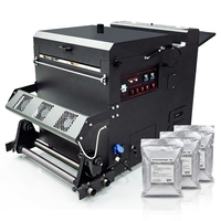 Machine intégrée Baiyin A1 65cm DTF automatique de secouage de poudre et de cuisson avec four