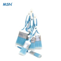 MSN Nouveau Pinceau en Caoutchouc avec Manche Ergonomique Poignée Confortable Pinceaux en Filament Synthétique à Poils de Nylon