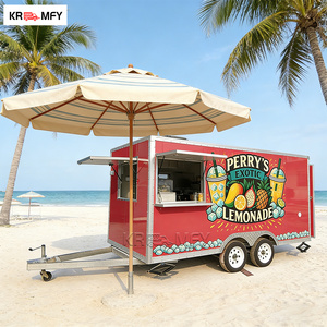 OEM Mobile Cafe And Fast Food Trailer Moveable 20ft 40ft Container Burger Restaurant Kiosk Designs - Product Image 4