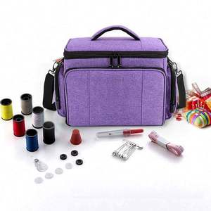 ตัวอย่างฟรี กระเป๋าใส่จักรเย็บผ้าแบบมีล้ออเนกประสงค์ ทนทาน เหมาะสำหรับธุรกิจ โรงแรม งานแต่งงาน มีช่องใส่ของหลายช่อง ป้องกันฝุ่น - Product Image 4