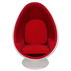 Moderne Möbel GFK Steh-Drehsessel Wohnzimmer Freizeit Lounge Sessel aus Glasfaser Ovale Sofa <span class=keywords><strong>Pod</strong></span> Sessel für Erwachsene - Product Image 6