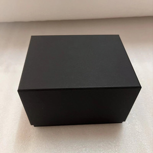 Factory Direct Custom Small-batch <b>Black</b> Luxury Watch <b>Box</b> with <b>Black</b> Leather Interior for Men High-End Brand Watch Gift Packaging - Product Image 5