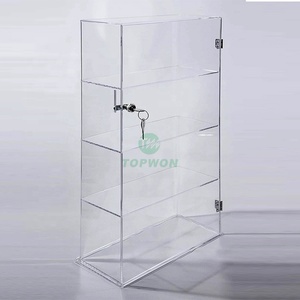 <span class=keywords><strong>Vitrina</strong></span> <span class=keywords><strong>de</strong></span> Acrílico Personalizada para Tiendas Minoristas, Exhibidor <span class=keywords><strong>de</strong></span> Acrílico Transparente para <span class=keywords><strong>Bebidas</strong></span>, Licores y Joyería - Product Image 3