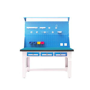 Table <span class=keywords><strong>de</strong></span> travail antistatique <span class=keywords><strong>de</strong></span> haute qualité pour atelier, ligne d'assemblage, plateforme <span class=keywords><strong>de</strong></span> maintenance et d'emballage - Product Image 1
