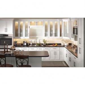 Custom American New Model <b>Furniture</b> Modular <b>Kitchen</b> Wall Cabinet Cupboard White Shaker <b>Kitchen</b> <b>Furniture</b> <b>Kitchen</b> Cabinet Sets - Product Image 1