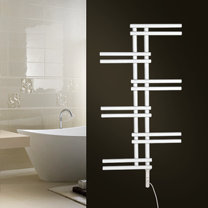 Radiateur Électrique Mural BODE de Qualité, Porte-Serviettes Vertical à Tube <span class=keywords><strong>Plat</strong></span> pour Salle de Bain - Product Image 1