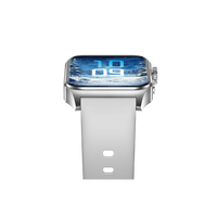 Reloj Inteligente E100 Square de 1.85 Pulgadas con ECG, Resistente al Agua IP68, Llamadas por BT, Monitor de Ritmo Cardíaco, Multideporte, para Android e iOS, para Hombres, Mujeres, Parejas
