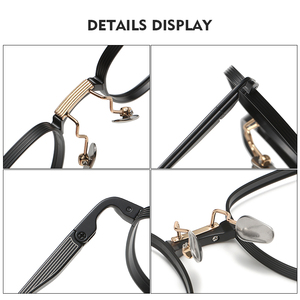 إطار نظارة بصرية DTX151 عالي الجودة فريد من نوعه يدوي الصنع للرجال، نظارات ريترو يدوية الصنع بالجملة، إطارات نظارات طبية - Product Image 4