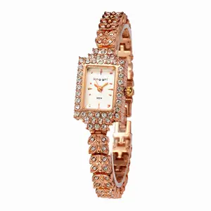 LNW318 marca pequeño y elegante damas pequeño Dial reloj de mujer reloj de pulsera de encanto luminoso chica moda Casual reloj