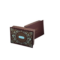 Boîtes en papier miniatures de luxe haut de gamme personnalisables, écologiques, adaptées aux aliments, avec revêtement UV 3 mm, gaufrage et fermeture magnétique, éponge