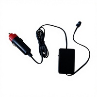 PYL PYL-EL-IF-350-CAR DC12V Inverseur de courant pour feu de signalisation EL, modes Lumière constante/Flash/Arrêt, fixation sur prise allume-cigare de voiture, 0~250cm²
