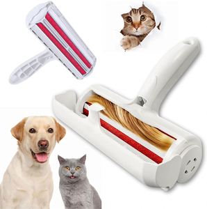 Custom Logo Eco-Friendly Self Cleaning Reusable Dog Cat Pet Hair Remover Brush <b>Lint</b> <b>Roller</b> ABS+Nylon Fiber Pet Fur Cleaner - Product Image 1