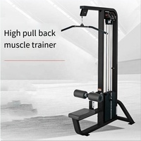 Machine de musculation professionnelle pour le dos, la poitrine et les bras – Barre de traction dorsale