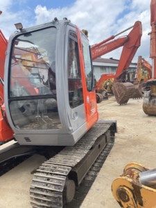 รถขุด HITACHI 75 ขนาด 7.5 ตัน สภาพ 95% ของแท้ พร้อม EPA CE รถขุดขนาดเล็กมือสอง HITACHI 75 - Product Image 2