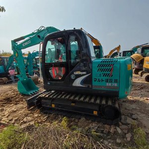 Mini-excavatrice Kobelco SK75 robuste, cabine confortable, garantie 1 an, service après-vente 24h/24, en stock - Product Image 2