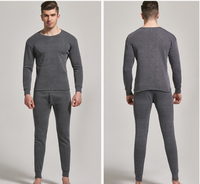 Sous-vêtement thermique Long Johns pour homme Ensemble de couche de base pour temps froid