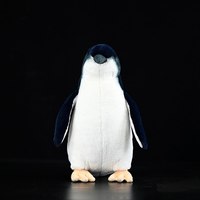 Peluche de Pingüino Personalizado, Juguete de Peluche, Adorable Muñeco de Pájaro Azul para Exhibición Marina, Suministro para Tiendas de Regalos, Fábrica OEM ODM