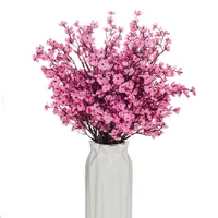 גיפסנית מלאכותי פרחי סניף באיכות גבוהה דובדבן מזויף צמחים זר סלון אגרטל לבית חתונה קישוט סתיו