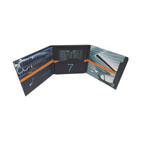 Double porte ouverte du milieu Écran LCD Vidéo Carte de visite Cadeau Brochure Carte d'invitation Livre vidéo