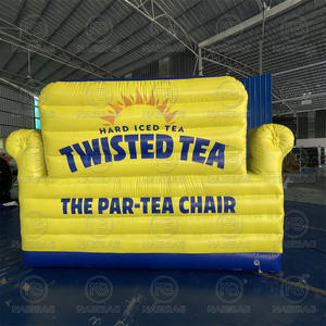 Canapé gonflable géant en PVC avec logo personnalisé, canapé gonflable amusant pour la publicité - Product Image 2